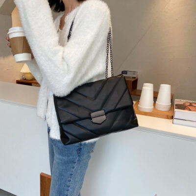 LeftSide Embroidery Thread Small PU Leather Crossbody Bags for Women 12