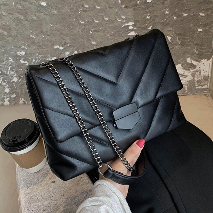 LeftSide Embroidery Thread Small PU Leather Crossbody Bags for Women 1