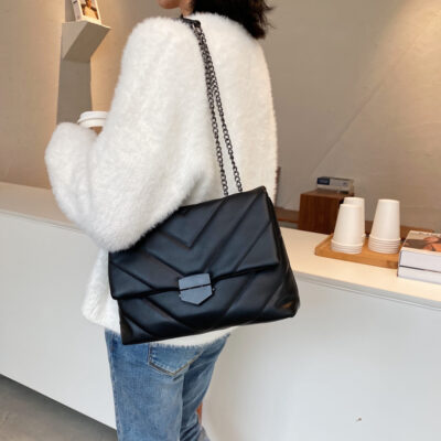 LeftSide Embroidery Thread Small PU Leather Crossbody Bags for Women 13