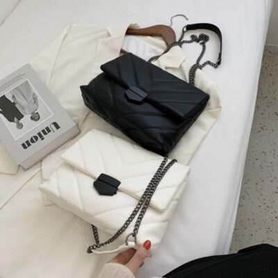 LeftSide Embroidery Thread Small PU Leather Crossbody Bags for Women 20