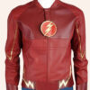 Barry Allen Flash Red Leather Jacket