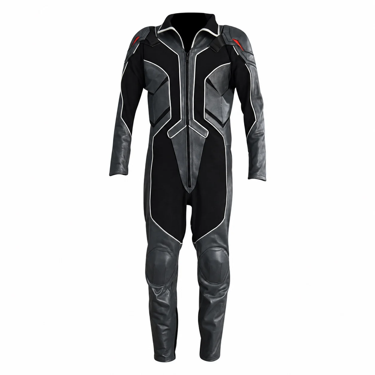 Black Widow 2021 Inspired Gray and Black Jumpsuit 3 Black Widow 2021 Inspired Gray and Black Jumpsuit