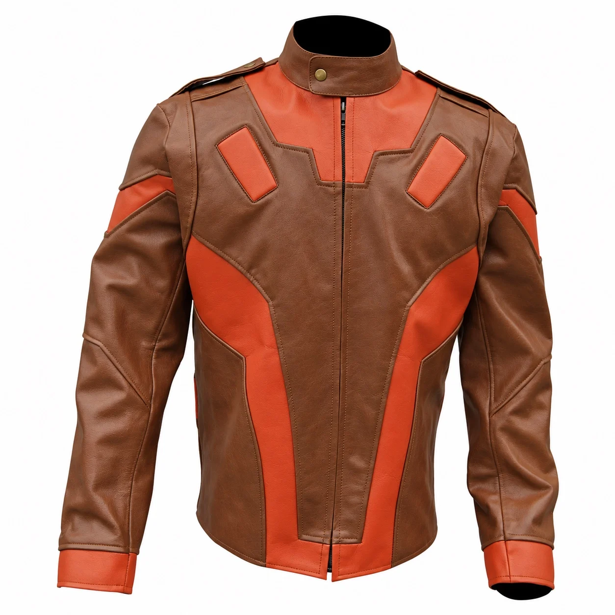 Rocketeer Inspired Brown Cowhide Jacket 3 Rocketeer Inspired Brown Cowhide Jacket