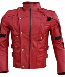 Star-Lord Inspired Burgundy Cowhide Jacket