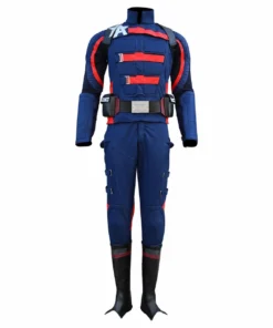 US Agent Inspired Blue Cosplay Suit — Fabric Options 5 US Agent Inspired Blue Cosplay Suit — Fabric Options