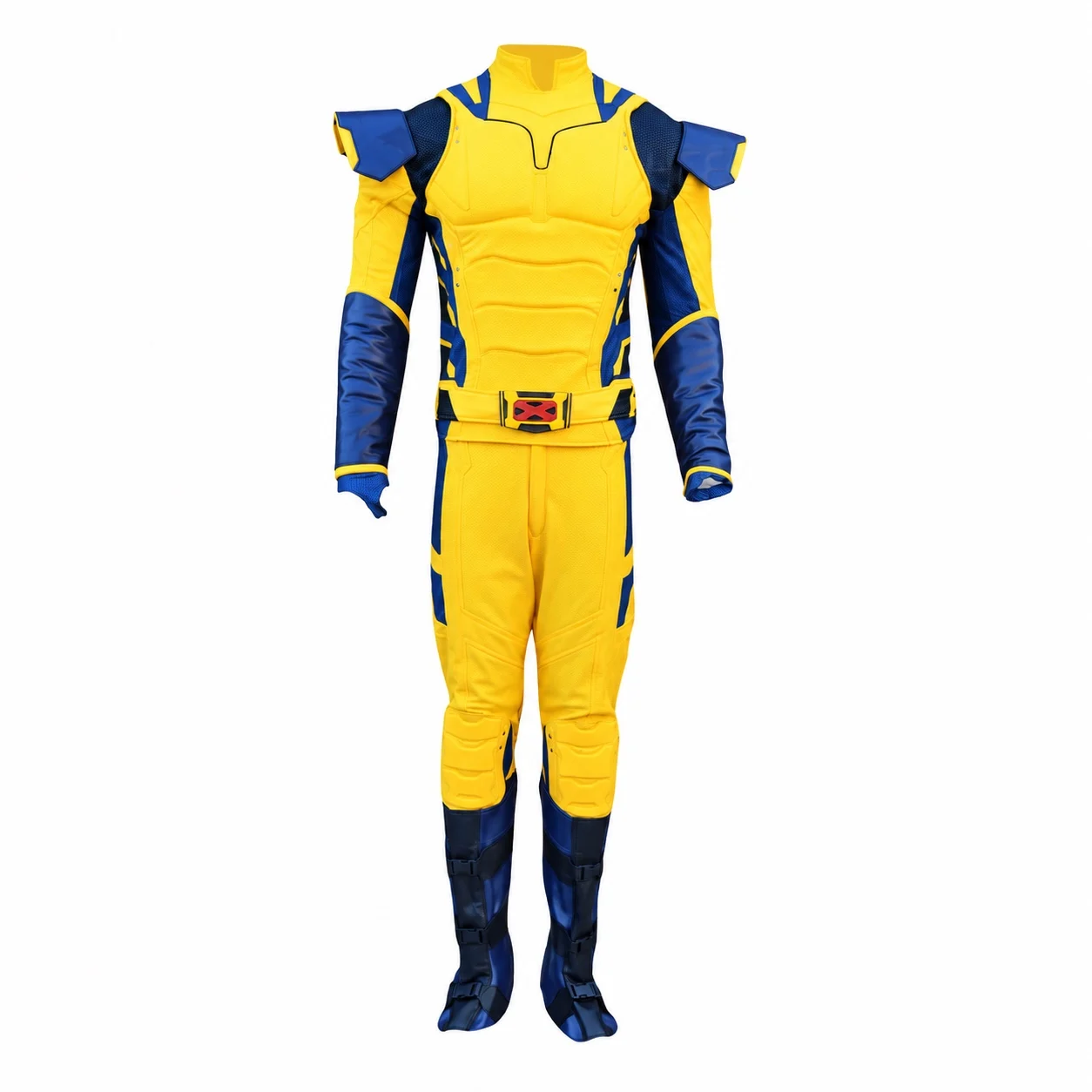 Wolverine Inspired Yellow and Blue Cosplay Suit 3 Wolverine Inspired Yellow and Blue Cosplay Suit